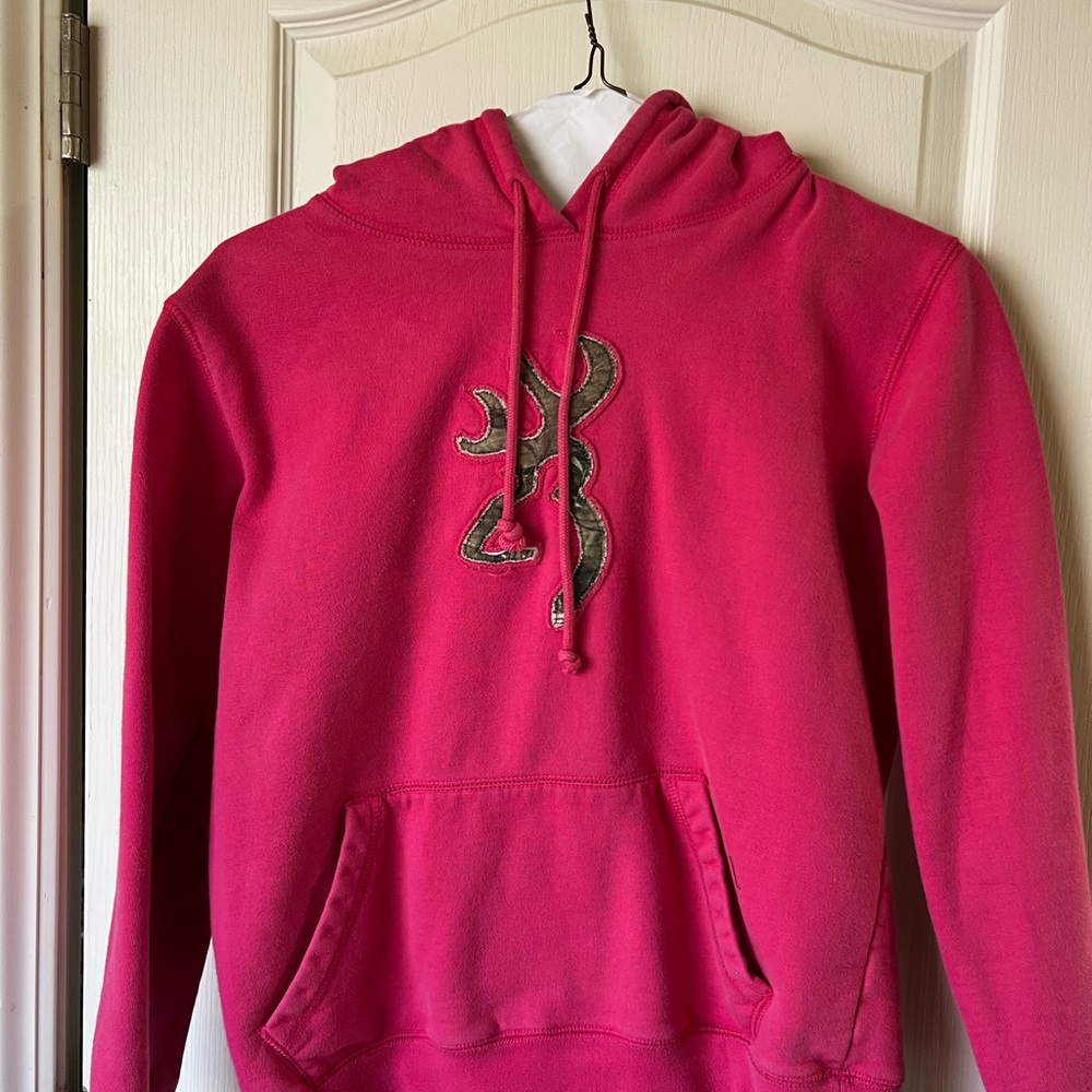 Browning Women's Vibrant Pink Hoodie Medium